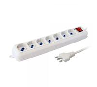 Techly Multipresa 7 Posti Italiana Bipasso / Schuko Cavo 5m