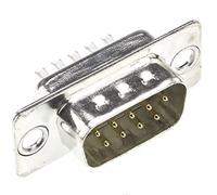 Techly NP 160494 Connettore D-Sub 9 Poli Maschio a Saldare Grigio Silver