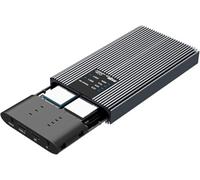 Techly NP 368666 Box Esterno Duplicatore Clone Offline USB3.2 Gen 2x2 USB-C™ M.2 PCIe NVME 20 Gbps Silver