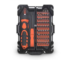 Techly NP 622137 Kit Valigetta 48 in 1 Cacciavite, Punte Nero