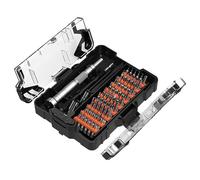 Techly NP 622168 Kit Valigetta 62 in 1 Cacciaviti di Precisione Nero