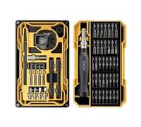 Techly NP 622250 Set 83 Pezzi Cacciavite Bussole e Punte di Precisione Nero/Giallo