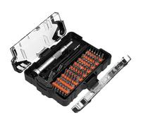 Techly NP 622168 Kit Valigetta 62 in 1 Cacciaviti di Precisione Nero