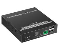 Techly Np Ricevitore per Extender Ottico KVM HDMI Over IP Full HD Non Compresso