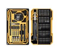 Techly NP 622250 Set 83 Pezzi Cacciavite Bussole e Punte di Precisione Nero/Giallo