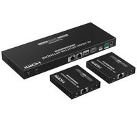 Techly Np Splitter Extender HDMI 1x2 con IR su CAT6/6a/7 70 M