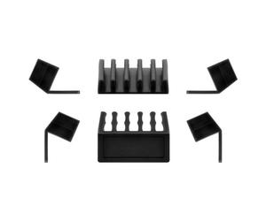 Techly Passacavi ISWT CL 5SLBK Cable Organizer Black