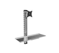ICA-PLW-01 - Postazione di lavoro, monitor + supporto per tastiera, 15'' - 27''