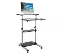 ICA-TB-TPM-3 - Posto di lavoro in piedi/in piedi, avvolgibile, nero, 94-138 cm