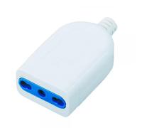 Techly Presa 2P+T 16A Bipasso Bianco