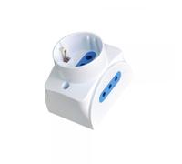 Techly Presa da muro con 2 prese Italiane 2P+T e 1 Schuko 16A