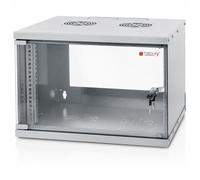 Techly Professional Armadio Rack 19'' a Muro 6U prof. 320 Grigio Assemblato