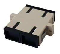 Techly Professional 026012 Adattatore a Bussola Duplex SC/SC Multimodale Beige
