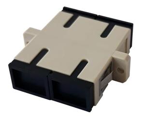 Techly Professional 026012 Adattatore a Bussola Duplex SC/SC Multimodale Beige