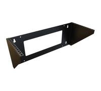 Techly Professional Staffa di Montaggio da Muro Verticale 19'' Easyline 4U Nero