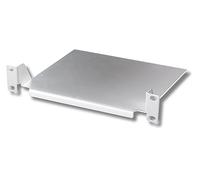 TECHLY PROFESSIONAL mensola per armadio rack 10 pollici grigio 1HE profondità 185 mm portata 15 kg fissaggio su 2 punti per apparecchiature non predisposte