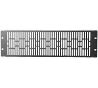 Techly Professional Pannello di Chiusura Ventilato 3U Nero per Rack Audio Video