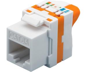 Techly Professional 028580 Frutto Keystone RJ45 Cat.6A UTP Tooless Bianco