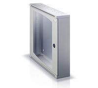 Techly Professional Armadio Rack 19'' Flat a muro p.30cm 6 unità sezione