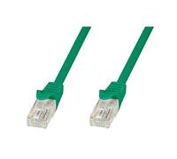 Techly Professional 100815 Cavo di Rete Patch in Rame Cat.6 Verde UTP 0,3 Metri Verde