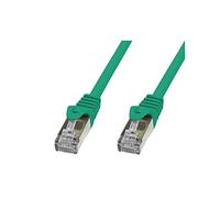 Techly Professional 101010 Cavo di Rete Patch in Rame Cat.6 Verde SFTP LSZH 0,5m Verde