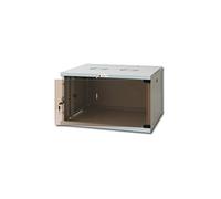 Techly Professional 101546 Armadio Rack 19" a Muro 6U Prof. 450 Grigio Assemblato Grigio