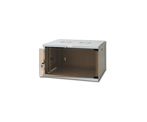 Techly Professional 101546 Armadio Rack 19" a Muro 6U Prof. 450 Grigio Assemblato Grigio
