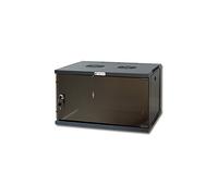 Armadio Rack 19'' a Muro 9U prof. 450 Nero Assemblato