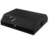 Techly Professional 104080 Armadio a Muro 19" Flat 9 unità Nero Nero