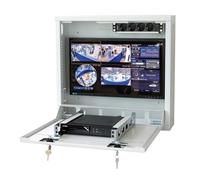 Techly Professional 105100 Box di Sicurezza per DVR e sistemi di videosorveglianza Bianco RAL9016 Bianco