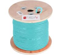 Techly Professional Matassa U/UTP Cavo Cat.6A Rame 305m LSZH Rigido Blu