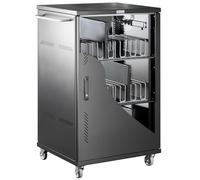 Techly Professional 106701 Carrello Stazione di Ricarica Ventilato 36 Notebook o Smartphone Nero Nero