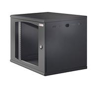 Techly Professional Armadio Rack 19'' a muro 10U sezione unica P 600mm Porta Gri