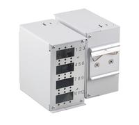 Techly Professional Mini Box Ottico su Barra DIN senza Pannello Frontale