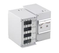 Techly Professional Mini Box Ottico su Barra DIN senza Pannello Frontale