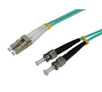 Techly Professional 305847 Cavo Fibra Ottica Multimodale OM3 ST/LC 50/125 10 m Acqua