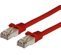 Techly Professional 360080 Cavo di Rete Patch in Rame Cat. 6A SFTP LSZH 0,25 m Rosso Rosso