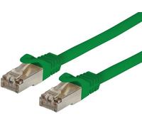 Techly Professional 360189 Cavo di Rete Patch in Rame Cat. 6A SFTP LSZH 0,5 m Verde Verde