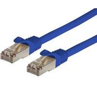 Techly Professional 360318 Cavo di Rete Patch in Rame Cat. 6A SFTP LSZH 2 m Blu Blu