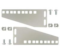 Techly Professional 361315 Coppia di staffe 3U per Installazione Verticali apparecchiature Rack 19" Grigio Chiaro