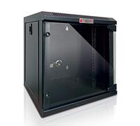 Techly Professional 362350 Armadio Rack 10" a Muro 9 unità Pannelli Asportabili Nero Nero