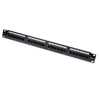 Techly Professional Pannello Patch UTP 24 Posti RJ45 Cat.6 con barra gestione ca