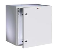 Techly Professional Armadio Rack 19'' a muro 10U grigio IP65 porta cieca prof. 400 mm