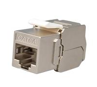 Techly Professional 363968 Frutto Keystone RJ45 Cat.6A STP Tool-Free 16.60mm Silver