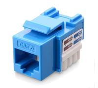 Techly Professional 364026 Frutto Keystone RJ45 Cat.6 UTP IDC 90° Blu Blu