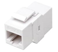 Techly Professional 364071 Accoppiatore Keystone RJ45 F/F Cat.6 UTP Bianco Bianco
