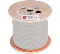 Techly Professional Matassa F/UTP Cavo Cat.6 Rame 305m Rigido Grigio
