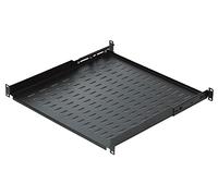 Techly Professional Mensola per Rack 19'' 650 mm 2U Nera 4 punti