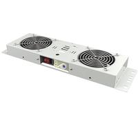 Techly Professional Kit di Ventilazione a Soffitto per Rack 19'' IP55 2 Ventole