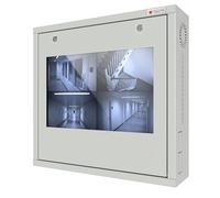 Techly Professional 365153 Box di Sicurezza per DVR e Sistemi di Videosorveglianza con Finestra per Schermo Bianco